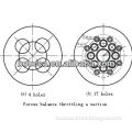 RF flange sealing surface balance flow sensor